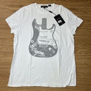 BEN SHERMAN The Original T-SHIRT Rock Guitar White Sz XL MEN New W Tag